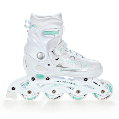 Attēls no Skrituļslidas Raven Spirit White/Mint, 37-40	