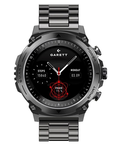 Picture of Smartwatch Garett Atom czarny stalowy 