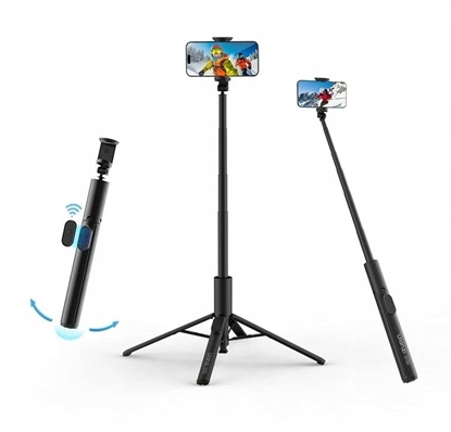 Picture of Statyw Kijek Selfie Stick Tripod Na Gwint 1/4"" 148cm Aparat Kamera Telefon / Tt24 / Sku: S044