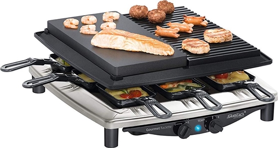 Picture of Steba RC 4 plus deluxe chrome Raclette