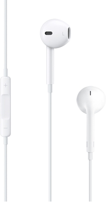 Attēls no Suchawki Apple EarPods with Remote and Mic - Suchawki z mikrofonem - Suchawki douszne - przewodowe - wtyczka 3,5 mm - do 12.9" iPad Pro, 9.7" iPad Pro, iPad (3rd generation), iPad 1, 2, iPad Air