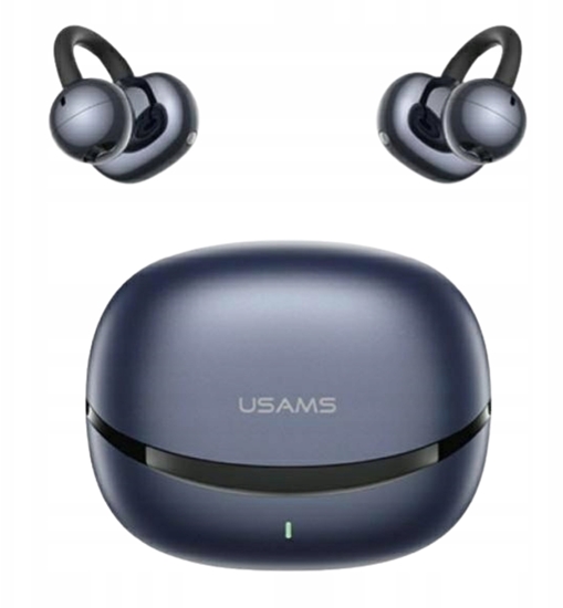 Picture of Suchawki Usams Suchawki TWS USAMS R03 Echo* Clip-on Bluetooth 6.0 bezprzewodowe niebieski