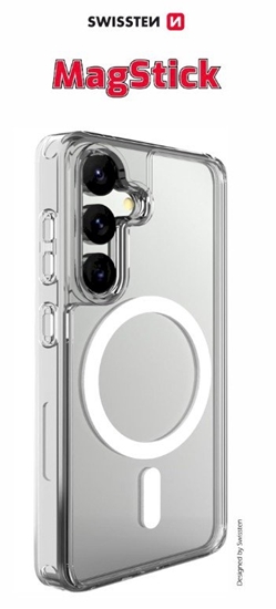 Изображение Swissten Clear Jelly MagStick Case for Samsung Galaxy S26 Plus 5G