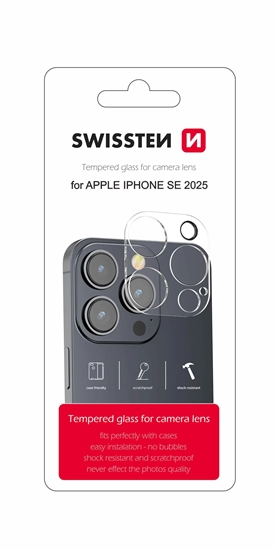 Picture of Swissten Temepered Glass for Camera Lens Apple iPhone 16e