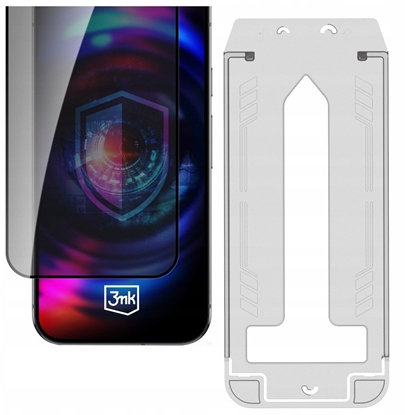 Изображение Szko hartowane 3MK HardGlass Max        Privacy z aplikatorem do Apple iPhone 17 Pro Max