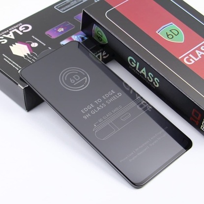 Attēls no Szko hartowane 6D do Samsung Galaxy S25 Ultra czarna ramka 10w1 kompatybilne z fingerprint