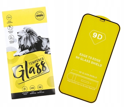 Attēls no Szko hartowane 9D do iPhone 13 Mini 5.4" czarna ramka