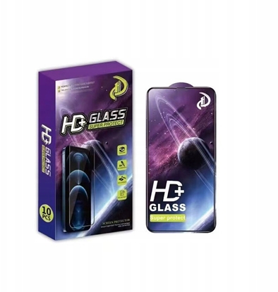 Изображение Szko hartowane 9D do Samsung Galaxy S25 Ultra czarna ramka 10w1