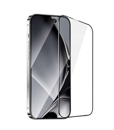 Picture of Szko hartowane z metalow ramk do Samsung Galaxy A16 4G / A16 5G / M16 5G / A17 czarna ramka