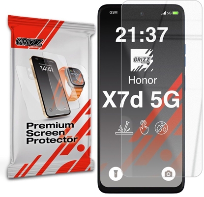 Picture of Szko hybrydowe GrizzGlass HybridGlass do Honor X7d 5G
