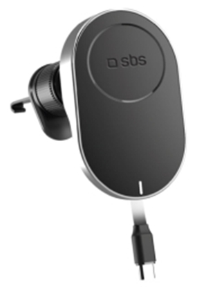 Изображение Telefona turētājs SBS MagSafe Magnetic 15W Retractable cable