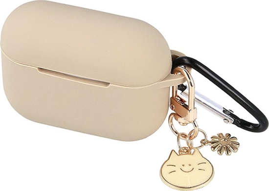 Изображение TelForceOne Etui do Airpods 3 karmelowe z zawieszk