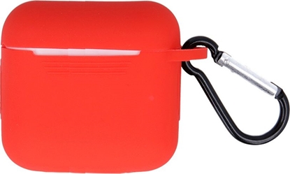 Picture of TelForceOne Etui ochronne z haczykiem do Airpods Pro czerwone