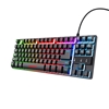 Изображение Trust GXT 833 Thado keyboard USB Dutch Black, Silver