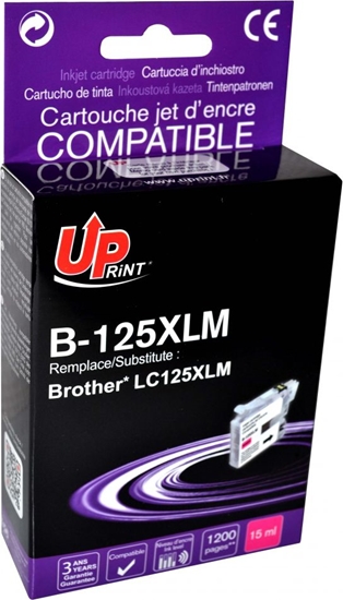 Изображение Tusz UPrint Tusz B-125XLM / LC-125XLM (Magenta)
