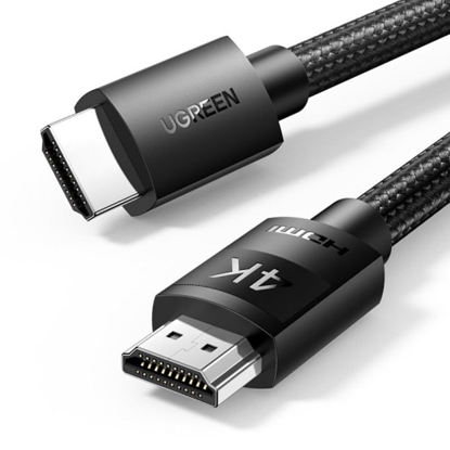 Attēls no UGREEN 40104 HDMI Male to HDMI Male Cable 4K 30Hz 10 m, HDMI 1.4, Black