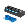 Изображение USB 3.0 HUB | 7 porti | līdz 5 Gb/s | Plug&Play | Mac OS | Windows | melns