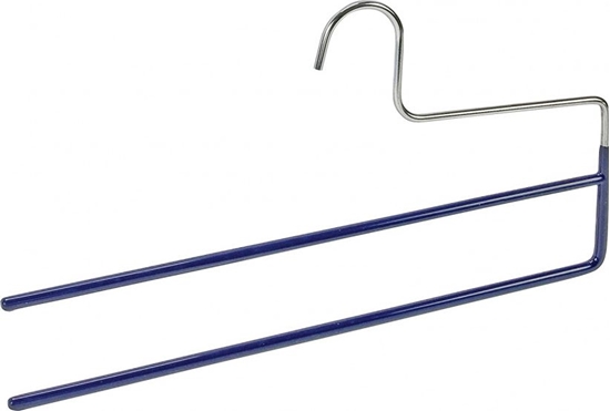Picture of Wenko wieszak do spodni Baggy 2 stal 35 cm srebrny/niebieski