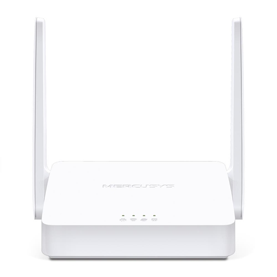 Picture of Wireless Router|MERCUSYS|Wi-Fi 4 (802.11n)|Data speed 300 Mbit/s|Ethernet WAN Yes|WAN connection type RJ-45|Ethernet LAN Yes|3xLAN ports|MW302R