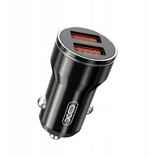 Изображение XO adowarka samochodowa CC48 2x USB 2,4A czarna