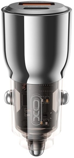 Picture of XO adowarka samochodowa CC58 95W 1x USB czarna matowa