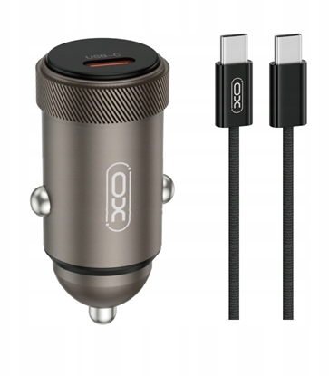 Picture of XO adowarka samochodowa CC70 PD 30W 1x USB-C czarna
