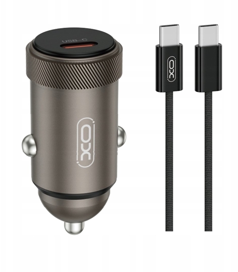 Picture of XO adowarka samochodowa CC70 PD 30W 1x USB-C czarna