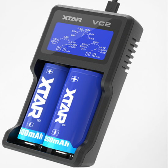 Picture of XTAR VC2 LCD Charger 