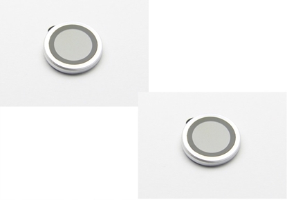 Изображение Zestaw szkie na aparat do iPhone 16 Pro 6,3" / iPhone 16 Pro Max 6,9" srebrny (3szt)