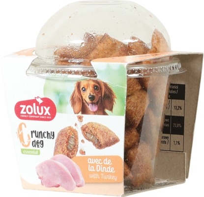 Изображение ZOLUX Ciasteczka dla psów CRUNCHY DOG z indykiem 75g