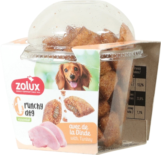 Изображение ZOLUX Ciasteczka dla psów CRUNCHY DOG z indykiem 75g