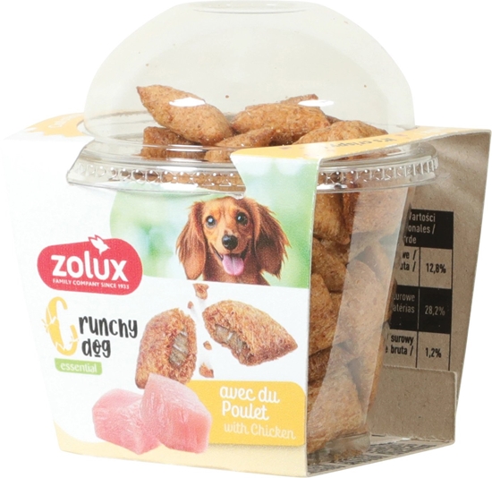 Picture of ZOLUX Ciasteczka dla psów CRUNCHY DOG z kurczakiem 75g