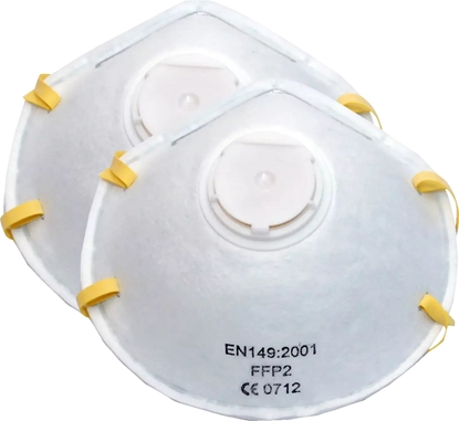 Attēls no 3mtm Work it by millarco® FFPV maska przeciwpyowa z wentylem 2-pak