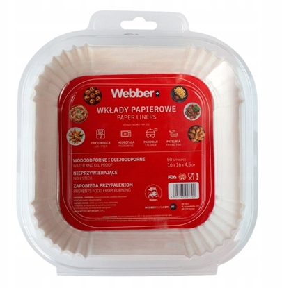 Picture of 50X WKAD AIR FRYER PAPIER WKADY PAPIEROWE DO FRYTKOWNICY BEZTUSZCZOWEJ