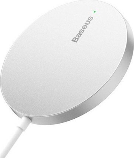 Picture of adowarka Baseus adowarka bezprzewodowa Baseus Simple Mini3 MagSafe 15W (srebrna)
