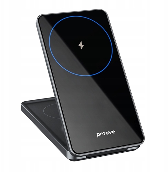 Изображение adowarka bezprzewodowa Proove Metal Edge 3w1 szara 15W