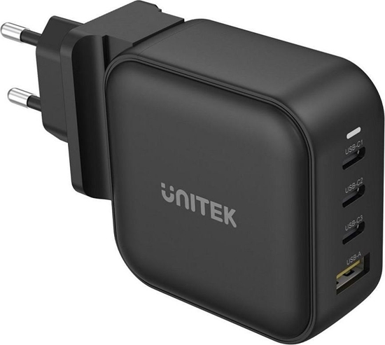 Изображение adowarka Unitek P1112A 1x USB-A 3x USB-C 5 A (P1112ABK)