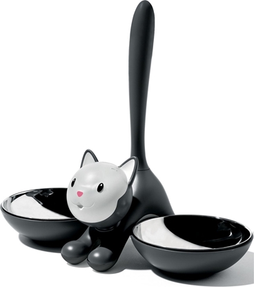 Picture of Alessi Cat Bowl Tigrito black AMMI09 B