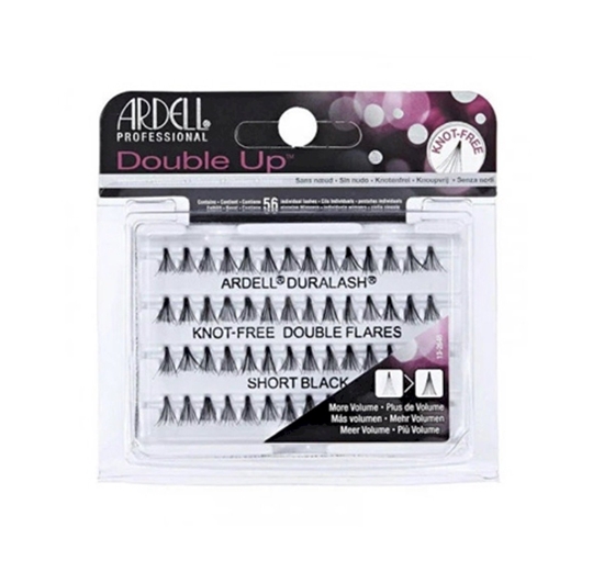 Picture of Ardell Double Up Knot‑Free Double Flares False Eyelashes Short Black