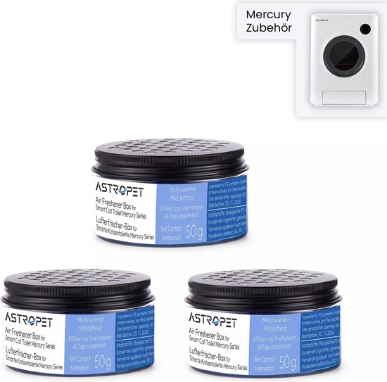 Picture of Astropet Air Freshener for Cat Litter Box Mercury Serie