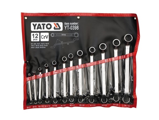 Изображение Atslēgu komplekts Yato YT-0398; 6-32 mm; 12 gab.