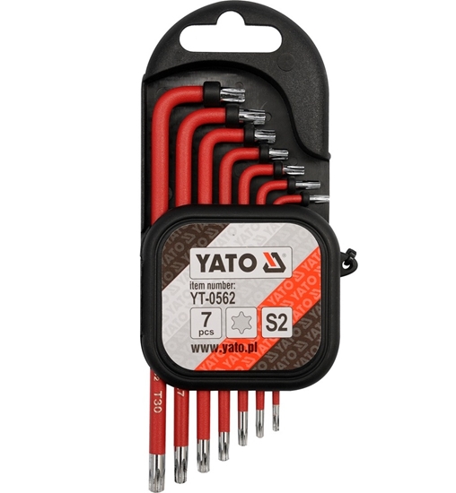 Picture of Atslēgu komplekts Yato YT-0562; Torx; 7 gab.