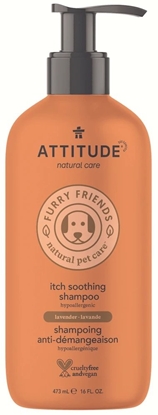 Attēls no Attitude SUPER LEAVES, PETS,  Szampon dla zwierzt, agodzcy swdzenie,  o zapachu lawendy, 473 ml