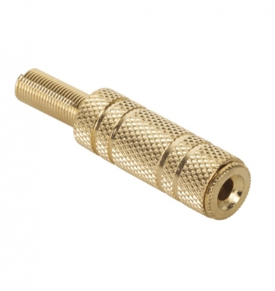 Изображение Audio Jack 3.5mm Socket | Female | Stereo | Gold Metal