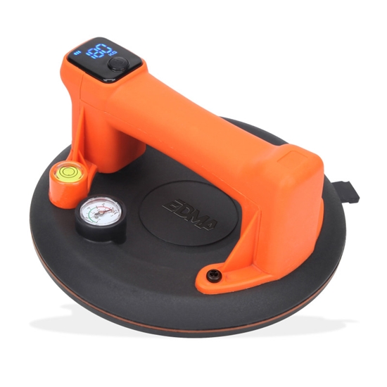 Picture of AUTOMATIC CORDLESS ELECTRIC SUCTION CUP, DIGITAL DISPLAY 160 kg, 205 mm