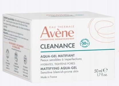 Attēls no AVENE_Cleanance Aqua-Gel el matujcy nawilajcy skór 50ml