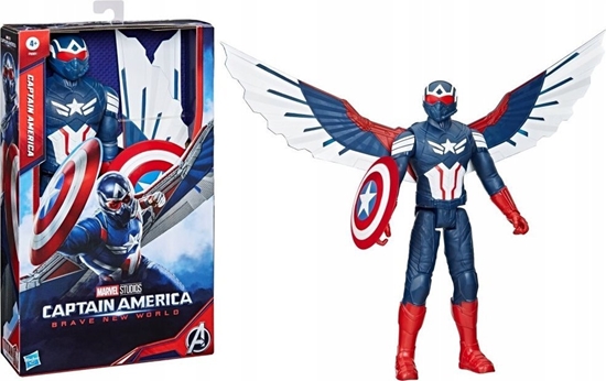 Picture of AVENGERS Captain America Deluxe Movie Titan Figure 30 cm