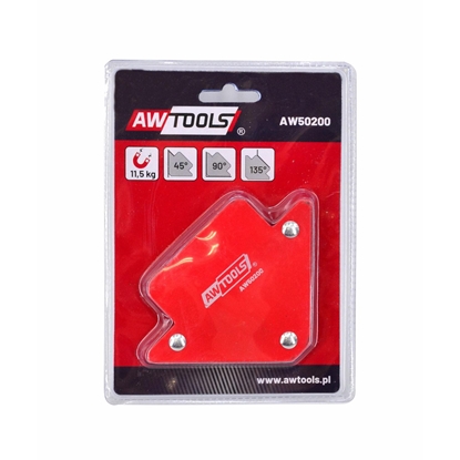 Attēls no AWTools AWTOOLS KTOWNIK SPAWALNICZY MAGNETYCZNY 11,5KG.82x120x13 AW50200