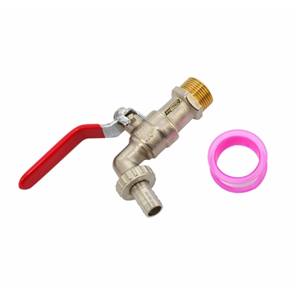 Изображение AWTOOLS KRAN OGRODOWY MOSIDZ NIKLOWANY 3/4" GWINT ZEWNTRZNY 3/4"