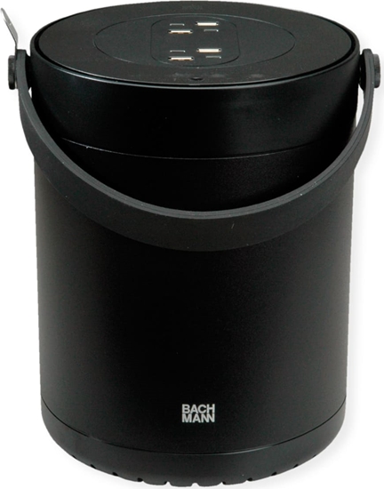 Picture of Bachmann MOV:E POWER UNIT 4x Charger USB-A/C, 220W, mit Security Lock Adapter, schwarz